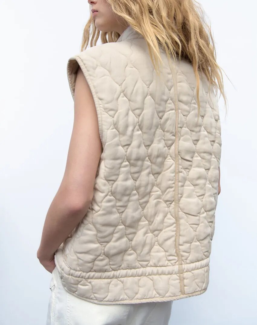 Padded Pocket Stylish Waistcoat Gilet