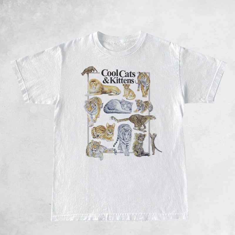 Cool Cats And Kittens Graphic T-Shirt - Free From Label