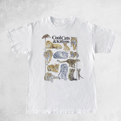 Cool Cats And Kittens Graphic T-Shirt - Free From Label