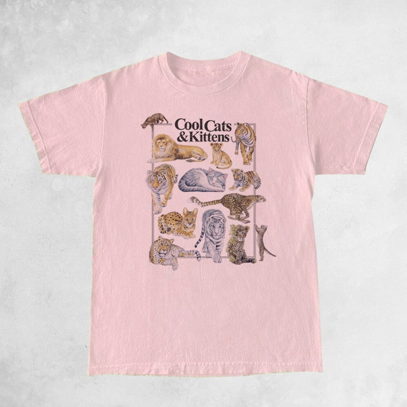 Cool Cats And Kittens Graphic T-Shirt - Free From Label