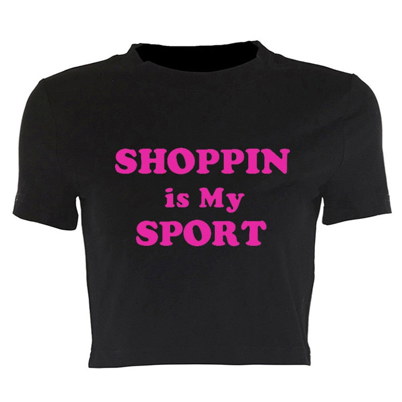 Shopping is my Sport Graphic Tee Free From Label