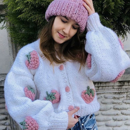 Knitted Elegant Chunky Cardigan