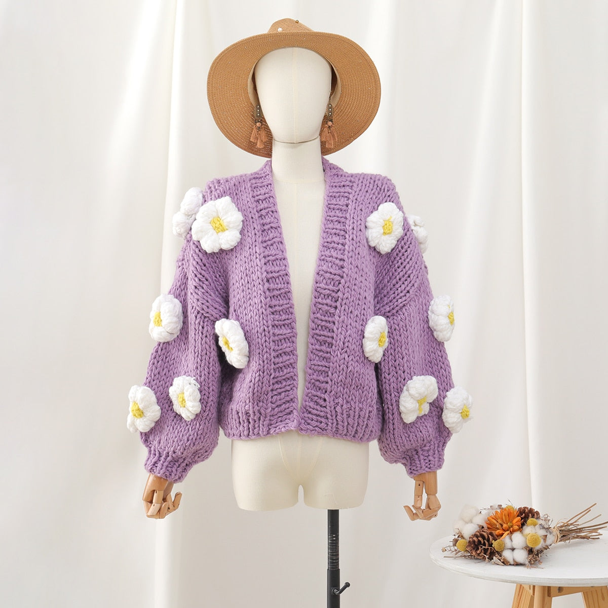 Knitted Elegant Chunky Cardigan